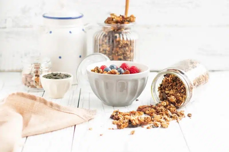 Sugarfree orange-cinnamon-granola